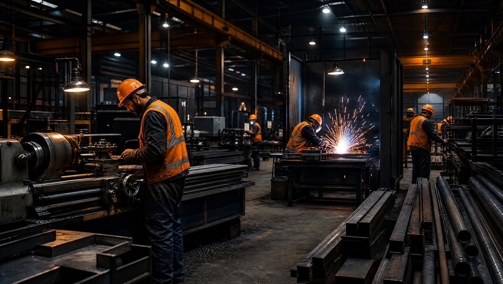 Zam Zam workshop with multiple fabrication workstations