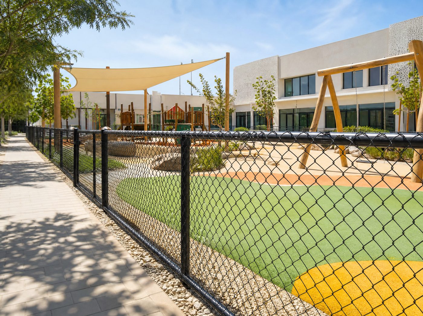 Chainlink Fence, Rawdhat Football Field