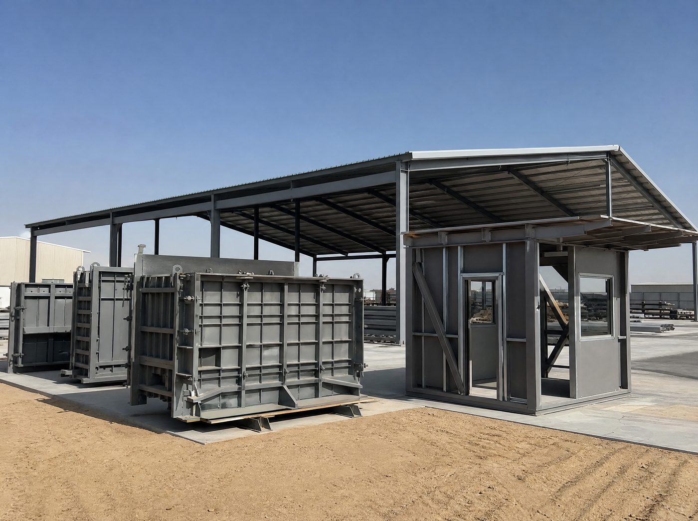 Steel Framed Security Room