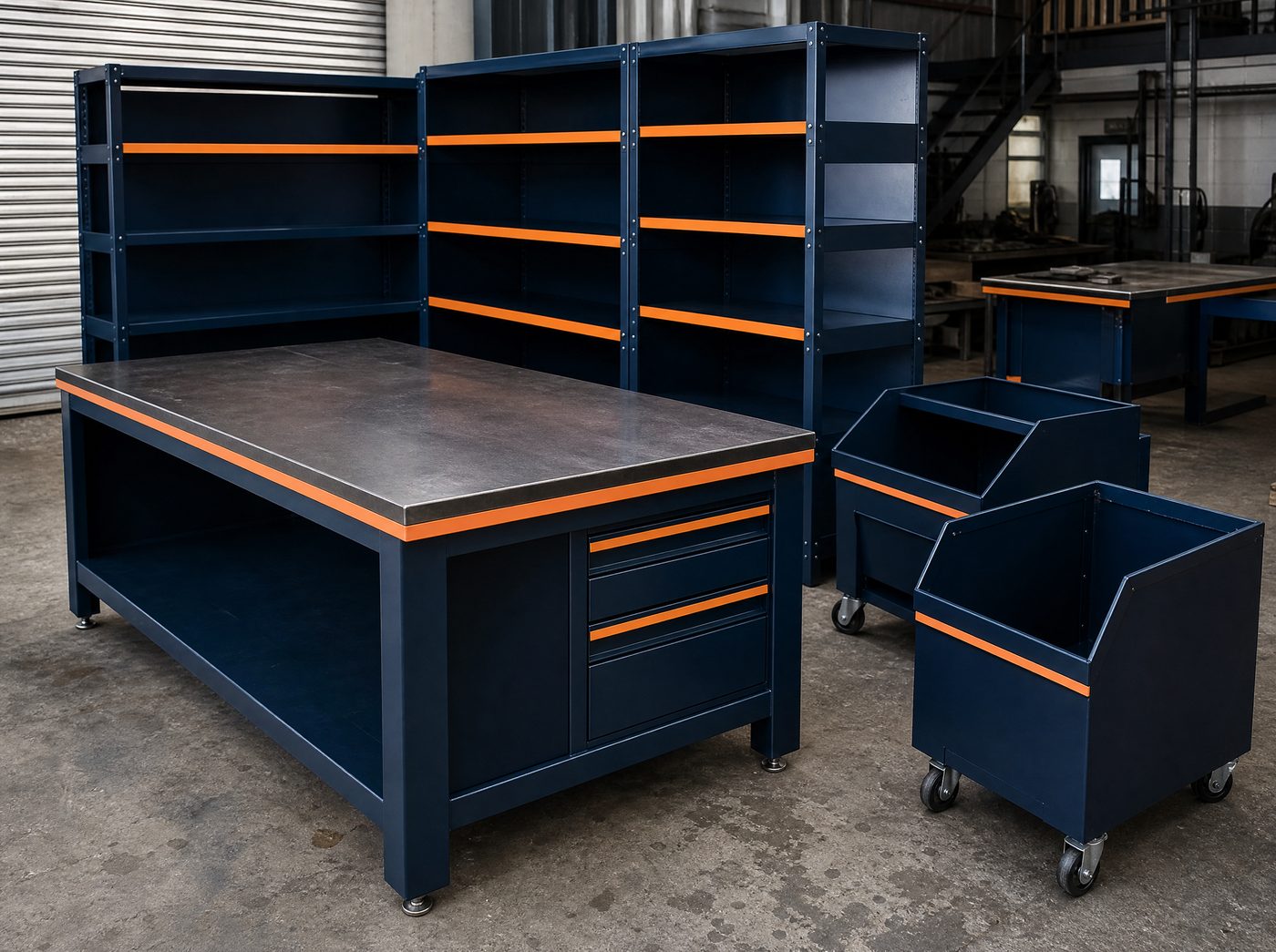 Custom Steel Furniture & Fabrication detail