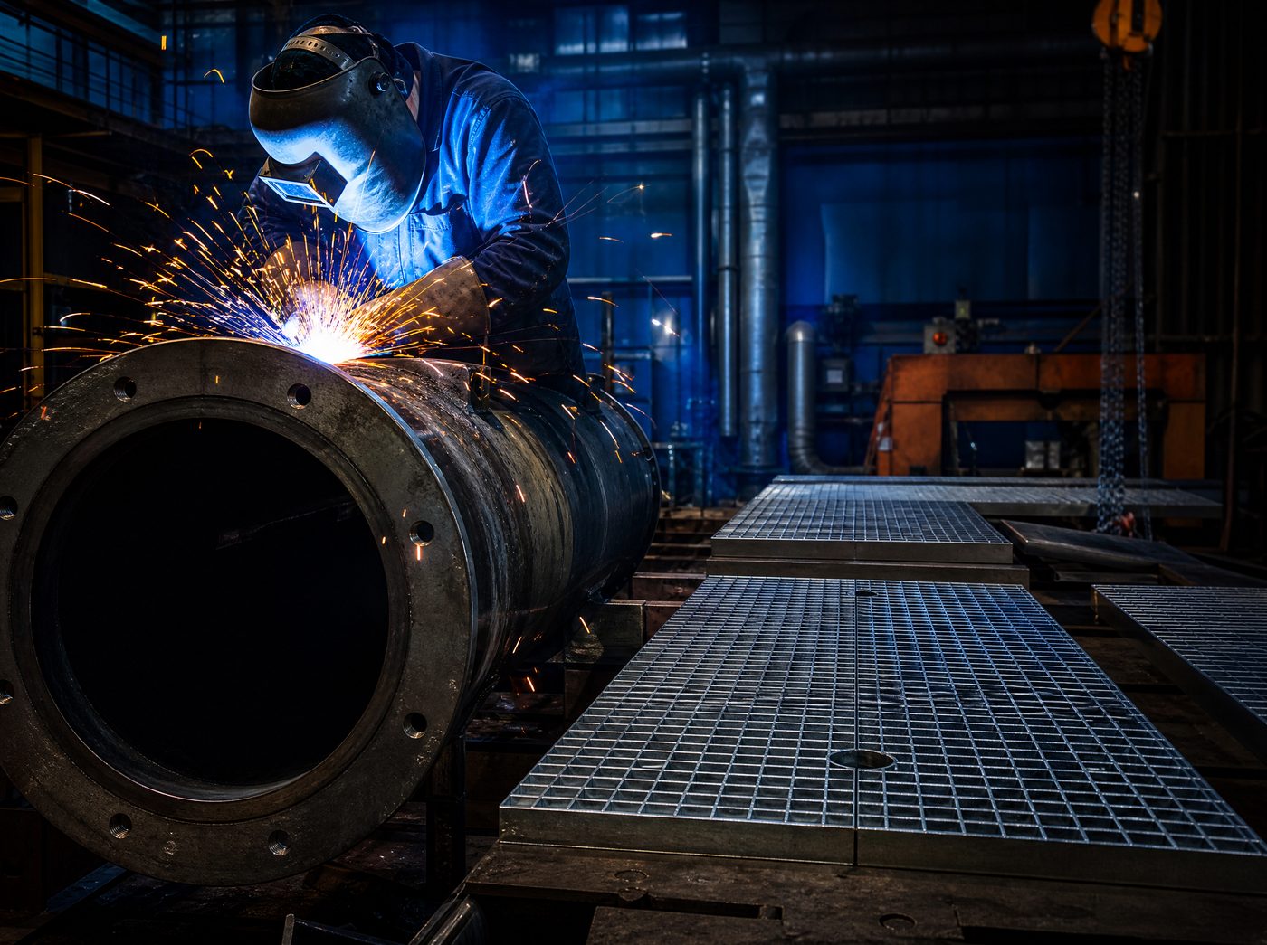 Industrial Welding & Machining detail