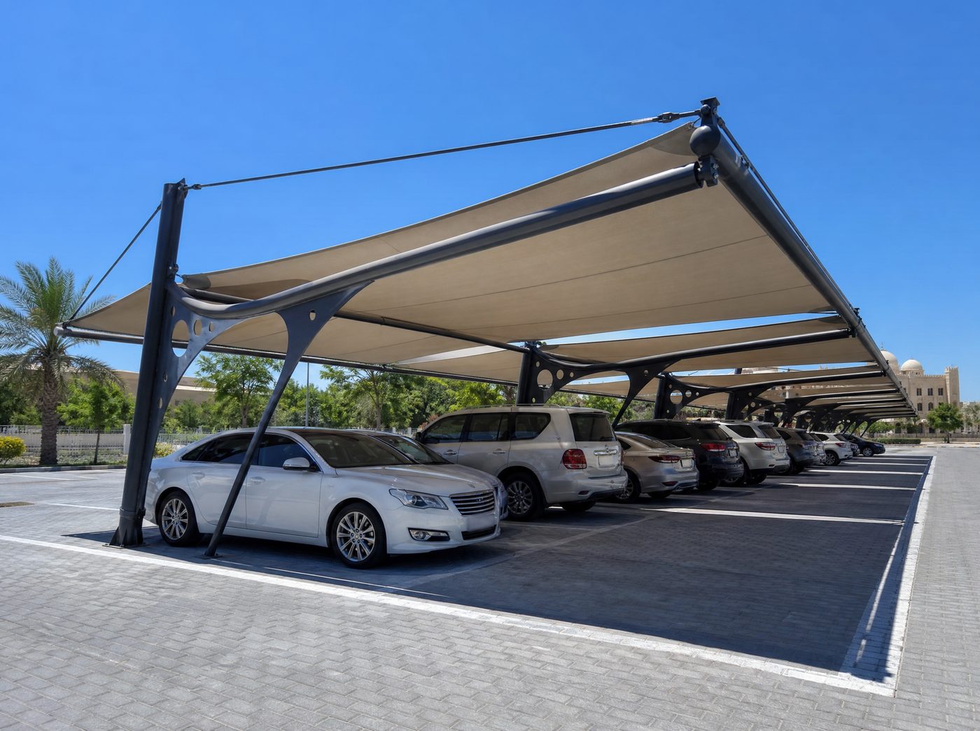 Car parking shades and sunshades