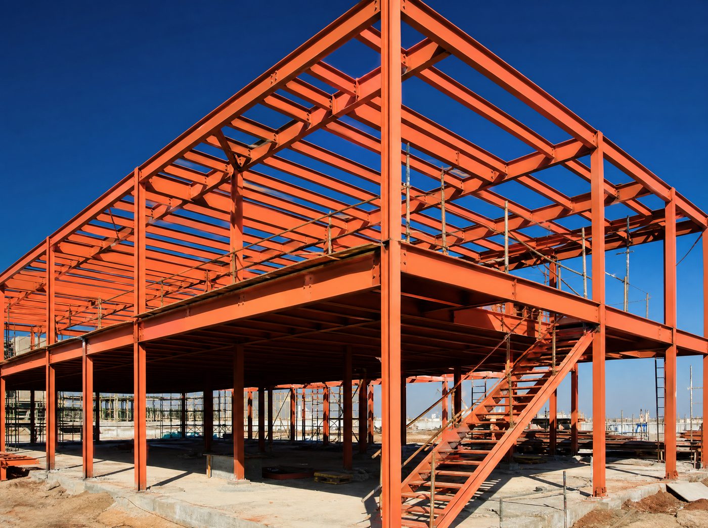 Structural steel fabrication