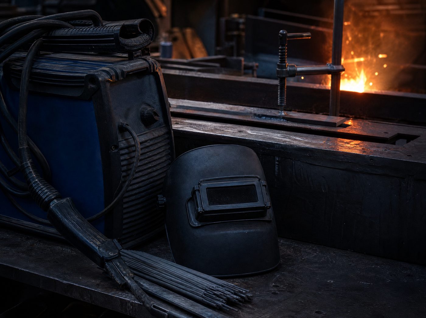 Heavy-duty welding station